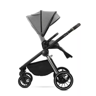 Carucior Set 3 in 1, Bianca, prevazut cu sistem anti-reflux, pana la 22 kg, Grey