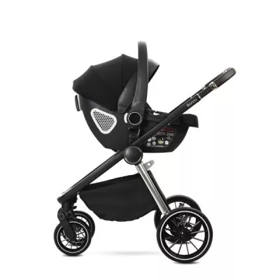 Carucior Set 3 in 1, Bianca, prevazut cu sistem anti-reflux, pana la 22 kg, Grey