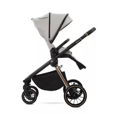 Carucior Set 3 in 1, Bianca, prevazut cu sistem anti-reflux, pana la 22 kg, Beige