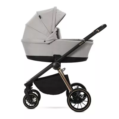 Carucior 3 in 1 - Carucior Set 3 in 1, Bianca, prevazut cu sistem anti-reflux, pana la 22 kg, Beige, bebelorelli.ro