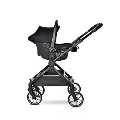 Carucior Set 3 in 1, Reya, maner reversibil, pana la 22 kg, Verde