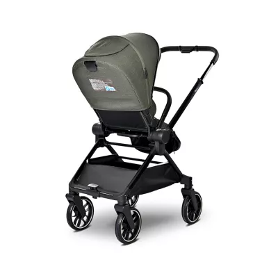 Carucior Set 3 in 1, Reya, maner reversibil, pana la 22 kg, Verde
