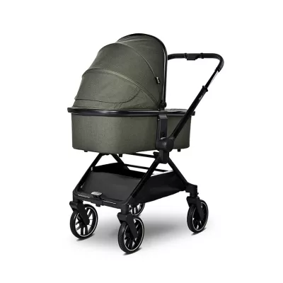 Carucior Set 3 in 1, Reya, maner reversibil, pana la 22 kg, Verde