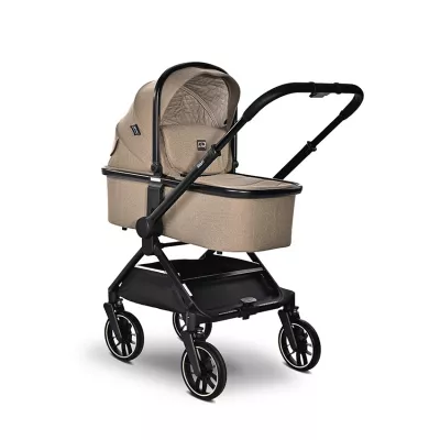 Carucior 3 in 1 - Carucior Set 3 in 1, Reya, maner reversibil, pana la 22 kg, Maro, bebelorelli.ro