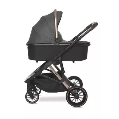 Carucior set 3in1,  Aria, cosulet auto Aria Luxe 40-87 cm inclus, Green