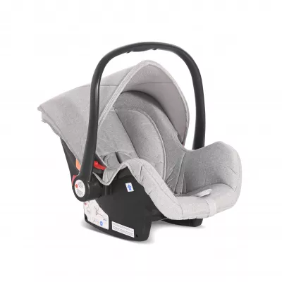 Carucior Set, Alba Classic, landou transformabil, cos auto inclus, cadru aluminiu, Grey