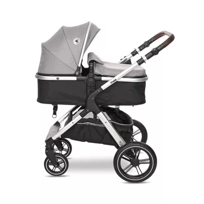 Carucior Set Viola, cos auto inclus, set adaptori inclus, pana la 22 kg, Opaline Grey