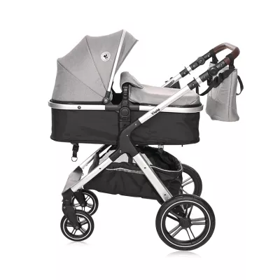 Carucior Set Viola, cos auto inclus, set adaptori inclus, pana la 22 kg, Opaline Grey