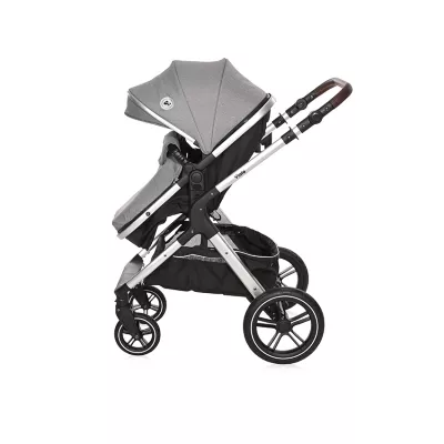 Carucior Set Viola, cos auto inclus, set adaptori inclus, pana la 22 kg, Opaline Grey