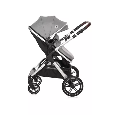 Carucior Set Viola, cos auto inclus, set adaptori inclus, pana la 22 kg, Opaline Grey