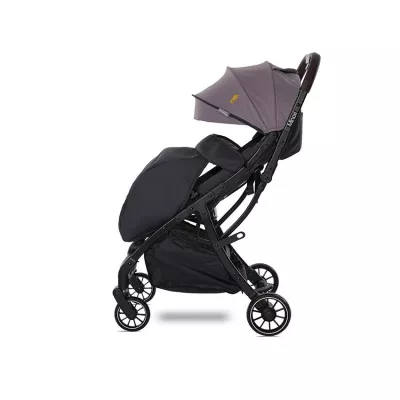 Carucior sport autofold, de la 0 luni pana la 4 ani, maxim 22 kg, protectie UV, Minori, Grey Jasper