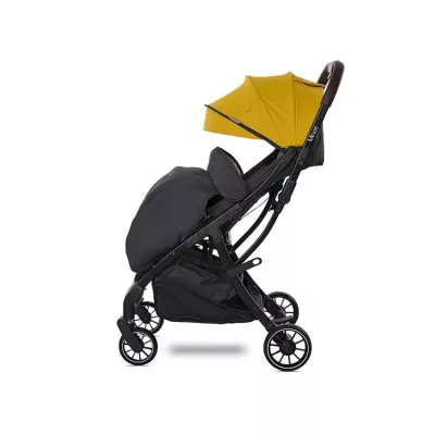 Carucior sport autofold, de la 0 luni pana la 4 ani, maxim 22 kg, protectie UV, Minori, Lemon Curry