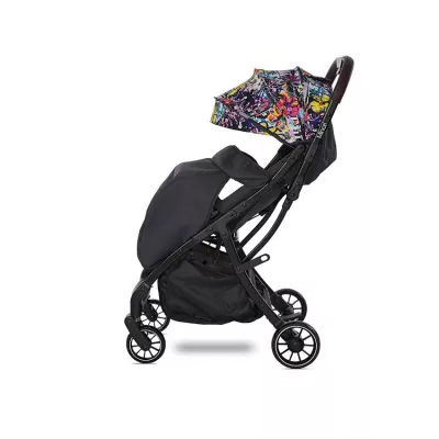 Carucior sport autofold, de la 0 luni pana la 4 ani, maxim 22 kg, protectie UV, Minori, Magic Flowers