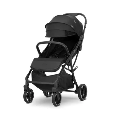 Carucior sport, Minori, sistem de pliere cu o singura mana, spatar reglabil cu mecanism, husa textila UV 50+, Black