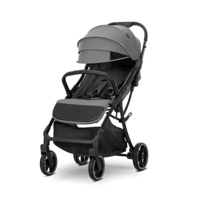Carucior sport, Minori, sistem de pliere cu o singura mana, spatar reglabil cu mecanism, husa textila UV 50+, Grey