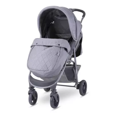 Lichidare de Stoc - Carucior sport Olivia Basic, cu husa de picioare, pliere tip carte, Cool Gri, bebelorelli.ro
