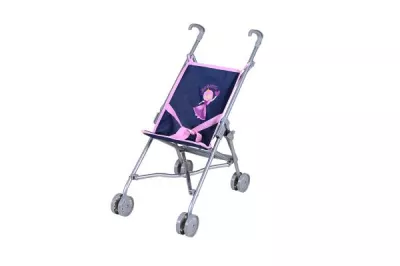 Carucior sport pentru papusi, Knorr Toys, Sim, 42 x 27 x 55 cm, 3 Ani+, Princess Blue