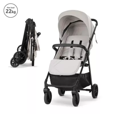 Carucior sport ultrausor, Zozu, pliere cu o mana, pana la 22 kg, Beige Latte