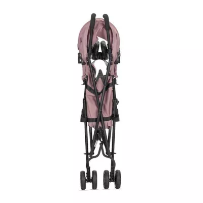 Carucior sport, Vaya, ultra light, manere ergonomice, roti spate cu frana sincronizata, pana la 22 kg, 6 luni+, Rose