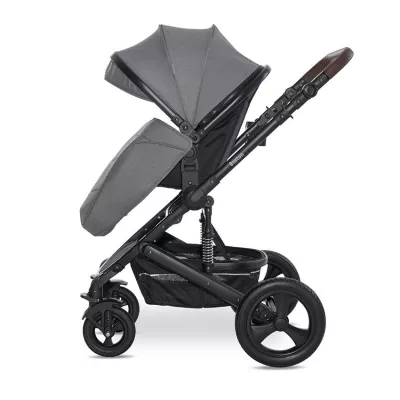 Carucior transformabil Boston, de la 0 luni pana la 22 kg, Dolphin Grey