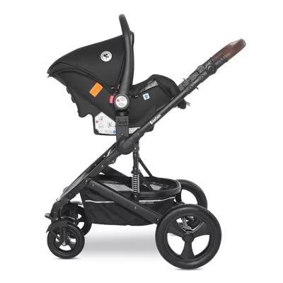 Carucior  Boston, de la 0 luni pana la 4 ani, maxim 22 kg, landou separat,  cadru din aluminiu, cos auto optional, Tropical Flowers