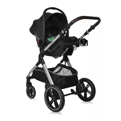 Carucior transformabil Viola, cu adaptori cos auto, pana la 22 kg, Opaline Grey