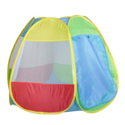 Casuta de joaca pentru copii, Knorr Toys, potrivit interior/exterior, include 50 bile asortate coloristic fara BPA, din tesatura de cort hidrofuga,  0 Luni+, Bellox