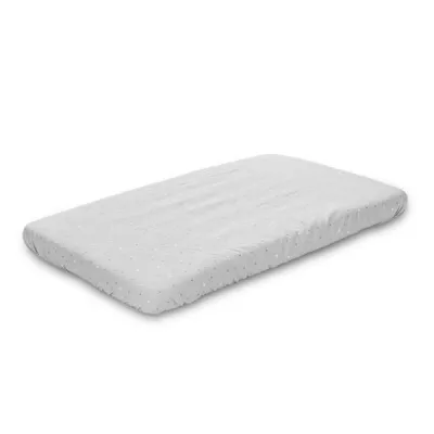 Cearceaf cu elastic pentru patut, 98 x 65 cm, 100% bumbac ranforce, Grey Sky