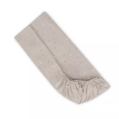 Cearceaf cu elastic pentru patut, 98 x 65 cm, 100% bumbac ranforce, Beige Sky
