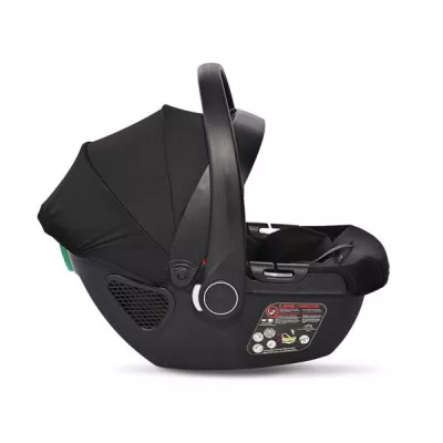 i-Size - Cosulet auto pentru copii, Aria Luxe, panou de ventilatie, tetiera reglabila, maner reglabil, 0-15 Luni, 40-87 cm, Black Jasper, bebelorelli.ro