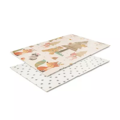Covoras de joaca termic pentru copii, din spuma XPE, design cu doua fete, pliabil, 120 x 180 cm, Home & Stars Covoras de joaca termic pentru copii, din spuma XPE, design cu doua fete, pliabil, 120 x 180 cm, Home & Stars