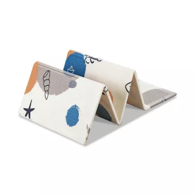 Covoras de joaca termic pentru copii, din spuma XPE, design cu doua fete, pliabil, 120 x 180 cm, Ocean & Stars Covoras de joaca termic pentru copii, din spuma XPE, design cu doua fete, pliabil, 120 x 180 cm, Ocean & Stars