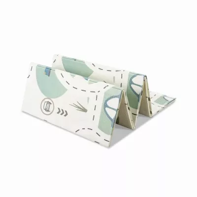 Covoras de joaca termic pentru copii, din spuma XPE, design cu doua fete, pliabil, 180 x 200 cm, Funny City & Stars Covoras de joaca termic pentru copii, din spuma XPE, design cu doua fete, pliabil, 180 x 200 cm, Funny City & Stars