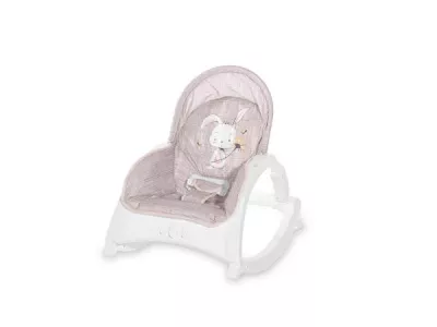 Fotoliu balansoar, Enjoy, cu vibratii si muzica, Beige Daisy