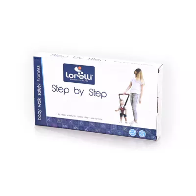 Ham de mers Step by Step, de la 6 luni pana la 14 luni, Gri cu Negru