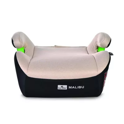 i-Size - Inaltator auto, Malibu, Isofix, 125-150 cm, 6-12 ani, Beige, bebelorelli.ro
