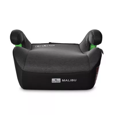 i-Size - Inaltator auto, Malibu, Isofix, 125-150 cm, 6-12 ani, Black, bebelorelli.ro