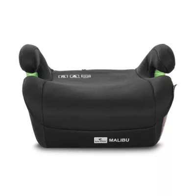 i-Size - Inaltator auto pentru copii, Malibu, Isofix, 6-12 Ani, 125-150 cm, cu conectori pentru ghidaj, Black, bebelorelli.ro