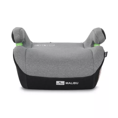 i-Size - Inaltator auto pentru copii, Malibu, Isofix, 6-12 Ani, 125-150 cm, cu conectori pentru ghidaj, Grey, bebelorelli.ro