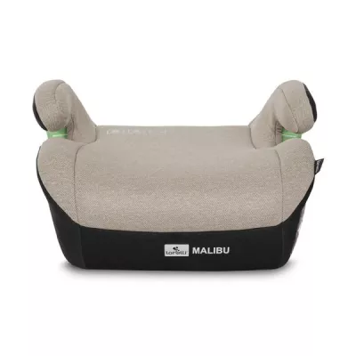 Inaltator auto pentru copii, Malibu, Isofix, 6-12 Ani, 125-150 cm, cu conectori pentru ghidaj, Beige