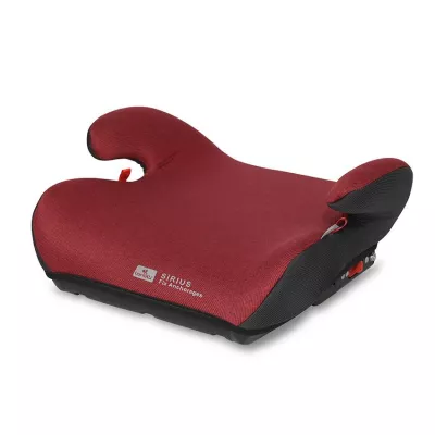 Inaltator auto Sirius Fix, 22-36 Kg, sistem Isofix, Red