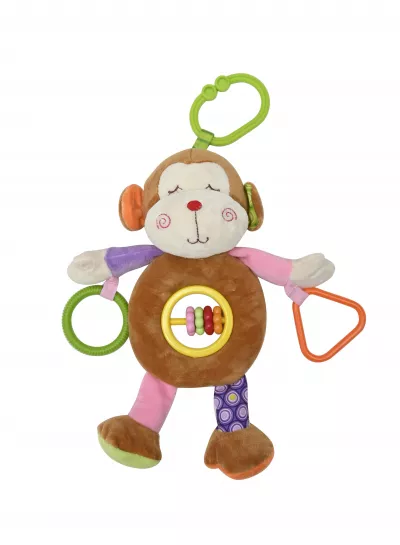 Jucarie de plus, 24 cm, de activitate, 0 luni+, maimutica