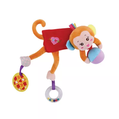 Jucarie "Imbratiseaza-ma" , Beige Monkey