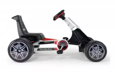 Kart pentru copii, licentiat Mercedes Benz, actionare cu pedale, design sport, 2-4 ani