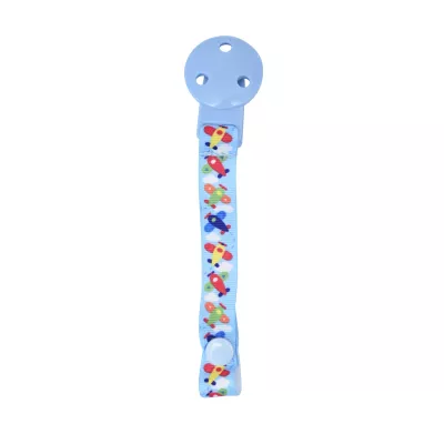 Lant cu clips pentru suzeta, 0 luni+, Blue