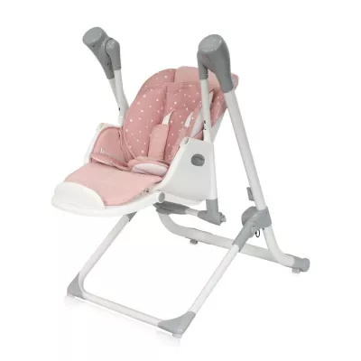 Scaun de masa si leagan electric, Ventura, Peach Beige Stars