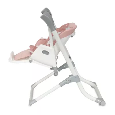 Scaun de masa si leagan electric, Ventura, Peach Beige Stars