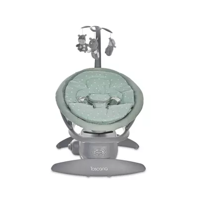 Leagane electrice - Leagan, Toscana, electric, rotativ, panou muzical, telecomanda, Frosty Green Stars, bebelorelli.ro