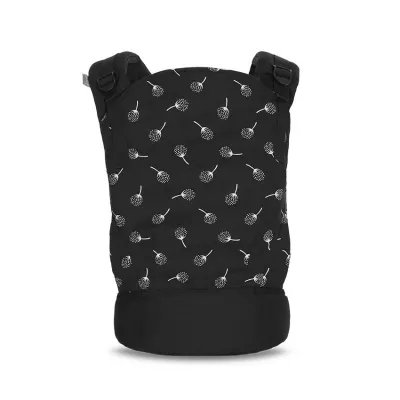 Marsupiu ergonomic, Wally, bumbac, Black