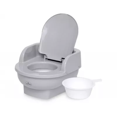 Minitoaleta pentru copii, 9 luni+, Zebra Grey